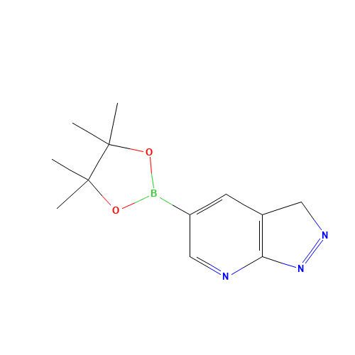 5-(4,4,5,5-tetramethyl-1,3,2-dioxaborolan-2-yl)-3H-pyrazolo[3,4-b]pyridine (CAS: 1187968-50-8) - Related Chemical Product