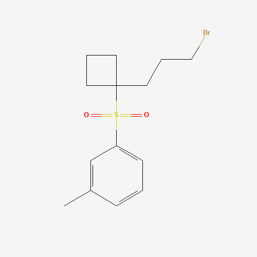 1-[1-(3-bromopropyl)cyclobutyl]sulfonyl-3-methylbenzene (CAS: 1373208-56-0) - Related Chemical Product