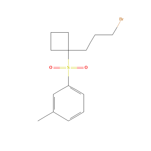 1-[1-(3-bromopropyl)cyclobutyl]sulfonyl-3-methylbenzene (CAS: 1373208-56-0) - Related Chemical Product