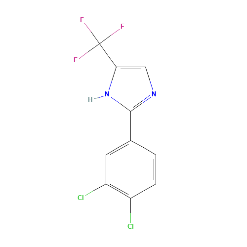 2-(3,4-dichlorophenyl)-5-(trifluoromethyl)-1H-imidazole (CAS: 33469-16-8) - Related Chemical Product