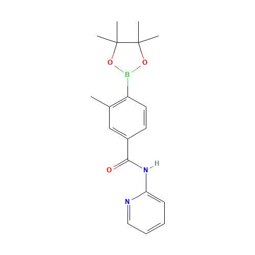 3-methyl-N-pyridin-2-yl-4-(4,4,5,5-tetramethyl-1,3,2-dioxaborolan-2-yl)benzamide (CAS: 1419221-42-3) - Related Chemical Product