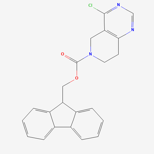 9H-fluoren-9-ylmethyl 4-chloro-7,8-dihydro-5H-pyrido[4,3-d]pyrimidine-6-carboxylate (CAS: 916420-25-2) - Related Chemical Product