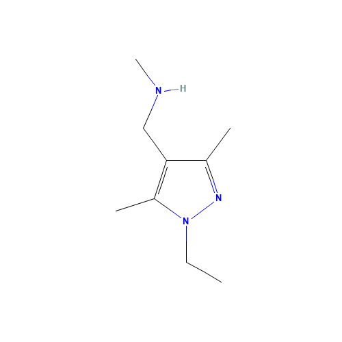 1-(1-ethyl-3,5-dimethylpyrazol-4-yl)-N-methylmethanamine (CAS: 956373-21-0) - Related Chemical Product