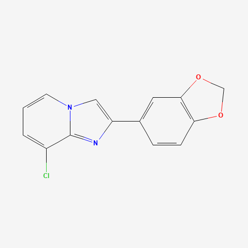 2-(1,3-benzodioxol-5-yl)-8-chloroimidazo[1,2-a]pyridine (CAS: 168837-41-0) - Related Chemical Product