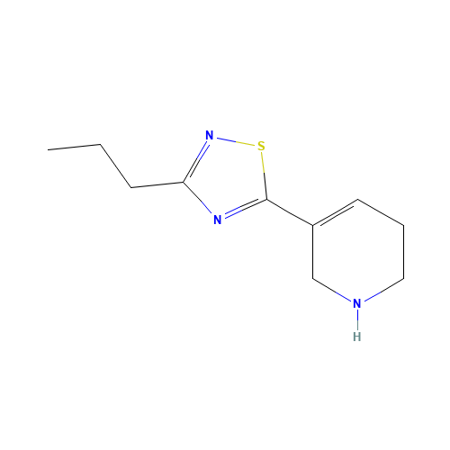 3-propyl-5-(1,2,3,6-tetrahydropyridin-5-yl)-1,2,4-thiadiazole (CAS: 122730-57-8) - Related Chemical Product