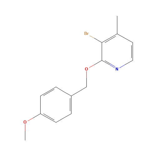 3-bromo-2-[(4-methoxyphenyl)methoxy]-4-methylpyridine (CAS: 1003312-15-9) - Related Chemical Product