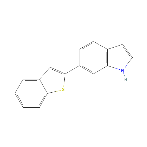 6-(1-benzothiophen-2-yl)-1H-indole (CAS: 885273-41-6) - Related Chemical Product