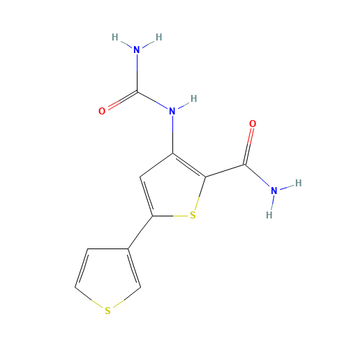3-(carbamoylamino)-5-thiophen-3-ylthiophene-2-carboxamide (CAS: 354810-98-3) - Related Chemical Product