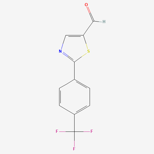 2-[4-(trifluoromethyl)phenyl]-1,3-thiazole-5-carbaldehyde (CAS: 447406-52-2) - Related Chemical Product
