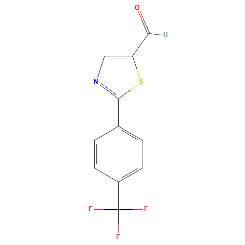 2-[4-(trifluoromethyl)phenyl]-1,3-thiazole-5-carbaldehyde (CAS: 447406-52-2) - Related Chemical Product
