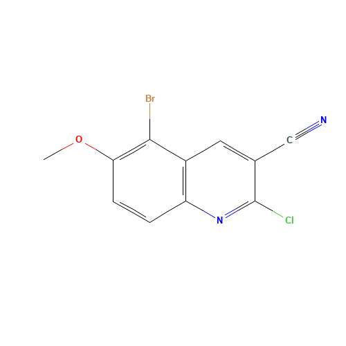 5-bromo-2-chloro-6-methoxyquinoline-3-carbonitrile (CAS: 948294-04-0) - Related Chemical Product