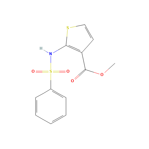 methyl 2-(benzenesulfonamido)thiophene-3-carboxylate (CAS: 338750-47-3) - Related Chemical Product