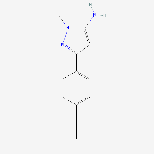 5-(4-tert-butylphenyl)-2-methylpyrazol-3-amine (CAS: 175137-47-0) - Related Chemical Product