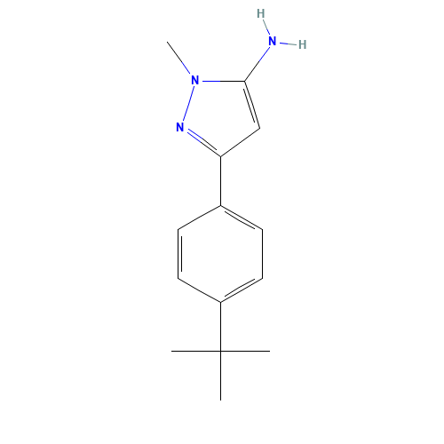 5-(4-tert-butylphenyl)-2-methylpyrazol-3-amine (CAS: 175137-47-0) - Related Chemical Product