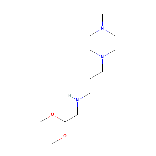 N-(2,2-dimethoxyethyl)-3-(4-methylpiperazin-1-yl)propan-1-amine (CAS: 1275291-24-1) - Related Chemical Product