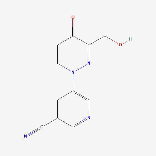 5-[3-(hydroxymethyl)-4-oxopyridazin-1-yl]pyridine-3-carbonitrile (CAS: 1314389-44-0) - Related Chemical Product