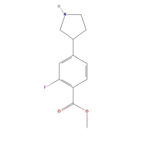 methyl 2-fluoro-4-pyrrolidin-3-ylbenzoate (CAS: 1206228-74-1) - Related Chemical Product