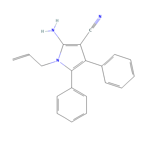 2-amino-4,5-diphenyl-1-prop-2-enylpyrrole-3-carbonitrile (CAS: 1179316-43-8) - Related Chemical Product