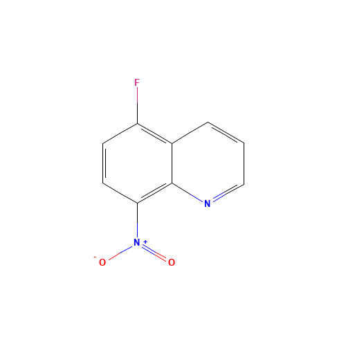 5-fluoro-8-nitroquinoline (CAS: 152167-85-6) - Chemical Structure and Molecular Formula 