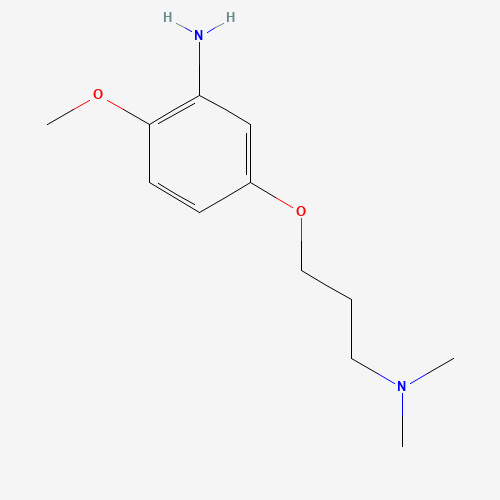 5-[3-(dimethylamino)propoxy]-2-methoxyaniline (CAS: 1116229-75-4) - Related Chemical Product