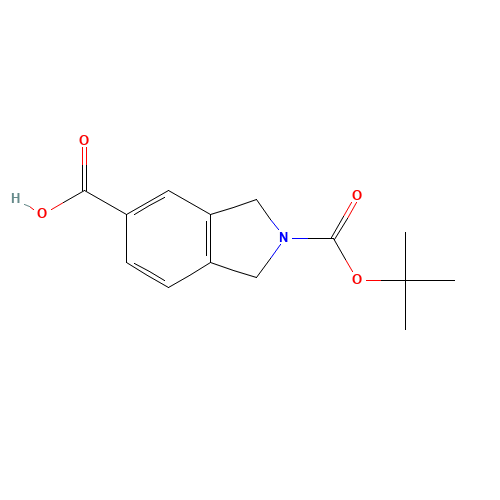 2-[(2-methylpropan-2-yl)oxycarbonyl]-1,3-dihydroisoindole-5-carboxylic acid (CAS: 149353-71-9) - Related Chemical Product