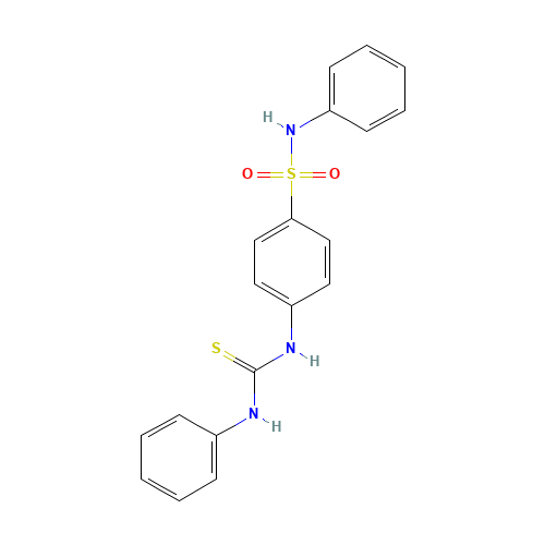1-phenyl-3-[4-(phenylsulfamoyl)phenyl]thiourea (CAS: 245342-14-7) - Related Chemical Product