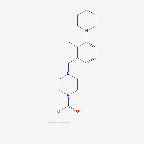 tert-butyl 4-[(2-methyl-3-piperidin-1-ylphenyl)methyl]piperazine-1-carboxylate (CAS: 1460033-07-1) - Related Chemical Product