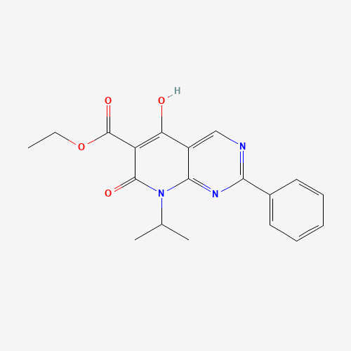 ethyl 5-hydroxy-7-oxo-2-phenyl-8-propan-2-ylpyrido[2,3-d]pyrimidine-6-carboxylate (CAS: 1253790-73-6) - Related Chemical Product