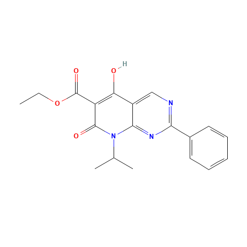 ethyl 5-hydroxy-7-oxo-2-phenyl-8-propan-2-ylpyrido[2,3-d]pyrimidine-6-carboxylate (CAS: 1253790-73-6) - Related Chemical Product