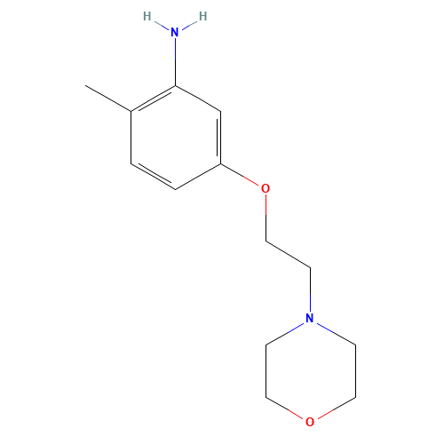 2-methyl-5-(2-morpholin-4-ylethoxy)aniline (CAS: 870708-38-6) - Related Chemical Product
