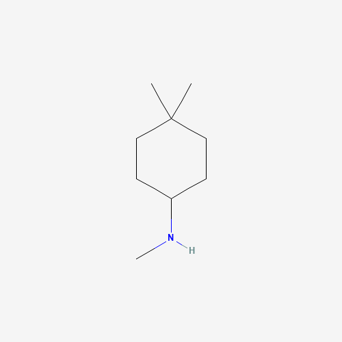 N,4,4-trimethylcyclohexan-1-amine (CAS: 45815-91-6) - Chemical Structure and Molecular Formula 