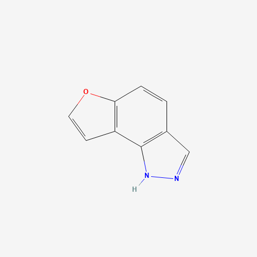 1H-furo[2,3-g]indazole (CAS: 57174-47-7) - Chemical Structure and Molecular Formula 