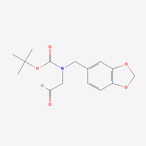 tert-butyl N-(1,3-benzodioxol-5-ylmethyl)-N-(2-oxoethyl)carbamate (CAS: 888314-18-9) - Related Chemical Product