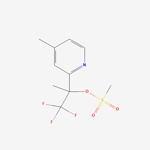 [1,1,1-trifluoro-2-(4-methylpyridin-2-yl)propan-2-yl] methanesulfonate (CAS: 1396893-44-9) - Related Chemical Product