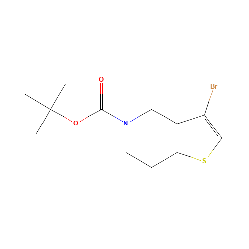 tert-butyl 3-bromo-6,7-dihydro-4H-thieno[3,2-c]pyridine-5-carboxylate (CAS: 1000577-81-0) - Related Chemical Product