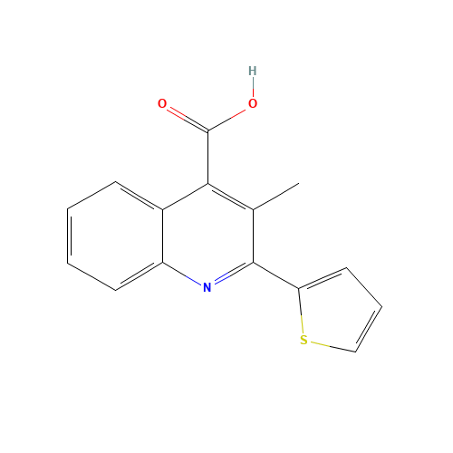 3-methyl-2-thiophen-2-ylquinoline-4-carboxylic acid (CAS: 204847-10-9) - Related Chemical Product