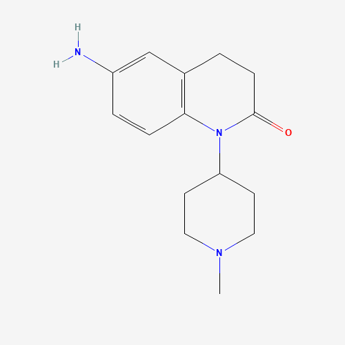 6-amino-1-(1-methylpiperidin-4-yl)-3,4-dihydroquinolin-2-one (CAS: 1063407-12-4) - Related Chemical Product