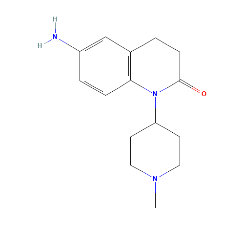 6-amino-1-(1-methylpiperidin-4-yl)-3,4-dihydroquinolin-2-one (CAS: 1063407-12-4) - Related Chemical Product
