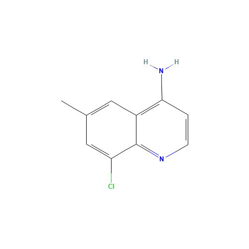 8-chloro-6-methylquinolin-4-amine (CAS: 948293-57-0) - Chemical Structure and Molecular Formula 