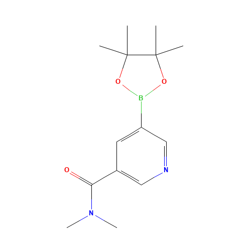 N,N-dimethyl-5-(4,4,5,5-tetramethyl-1,3,2-dioxaborolan-2-yl)pyridine-3-carboxamide (CAS: 1201644-42-9) - Related Chemical Product