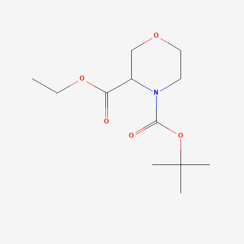 3-ethyl-4-[(2-methylpropan-2-yl)oxycarbonyl]morpholine-3-carboxylic acid (CAS: 1269446-42-5) - Related Chemical Product