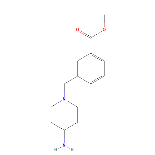 methyl 3-[(4-aminopiperidin-1-yl)methyl]benzoate (CAS: 1153134-49-6) - Related Chemical Product