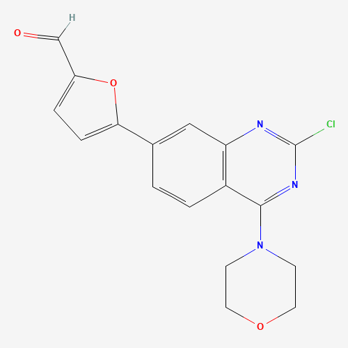 5-(2-chloro-4-morpholin-4-ylquinazolin-7-yl)furan-2-carbaldehyde (CAS: 1374208-55-5) - Related Chemical Product