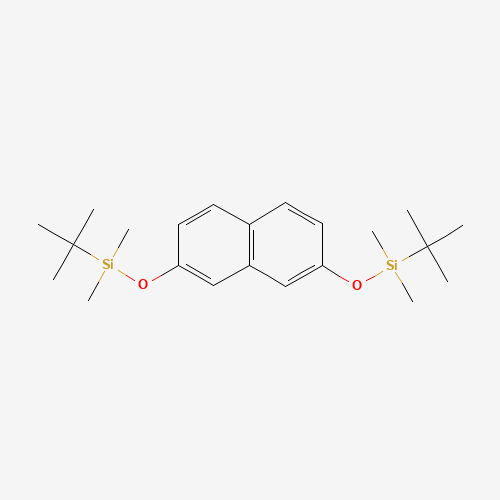 tert-butyl-[7-[tert-butyl(dimethyl)silyl]oxynaphthalen-2-yl]oxy-dimethylsilane (CAS: 178161-06-3) - Related Chemical Product