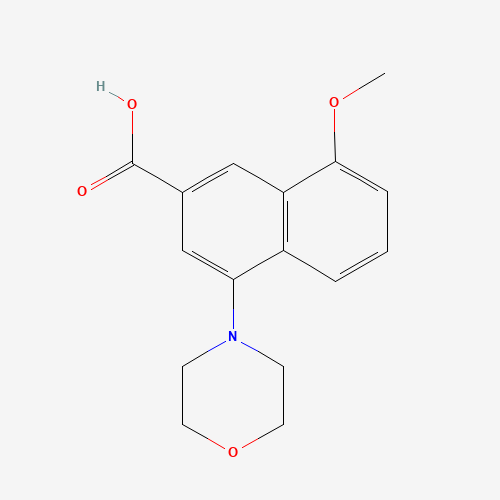 8-methoxy-4-morpholin-4-ylnaphthalene-2-carboxylic acid (CAS: 921761-09-3) - Related Chemical Product