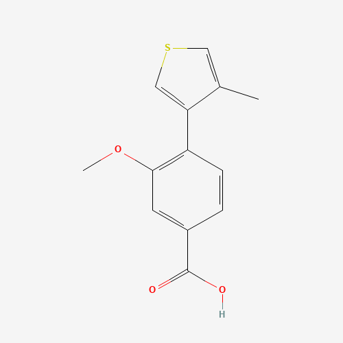 3-methoxy-4-(4-methylthiophen-3-yl)benzoic acid (CAS: 1140461-96-6) - Related Chemical Product