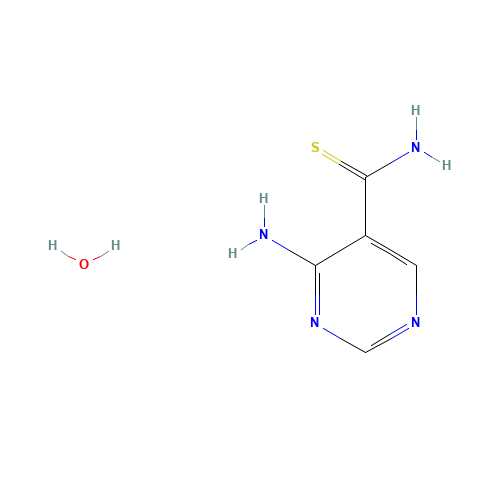 4-aminopyrimidine-5-carbothioamide;hydrate (CAS: 256525-68-5) - Related Chemical Product