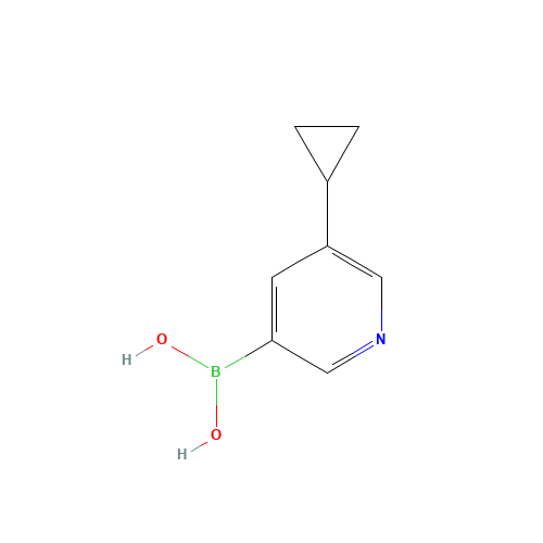 (5-cyclopropylpyridin-3-yl)boronic acid (CAS: 1044210-58-3) - Related Chemical Product
