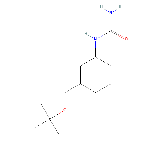 [3-[(2-methylpropan-2-yl)oxymethyl]cyclohexyl]urea (CAS: 347184-70-7) - Related Chemical Product
