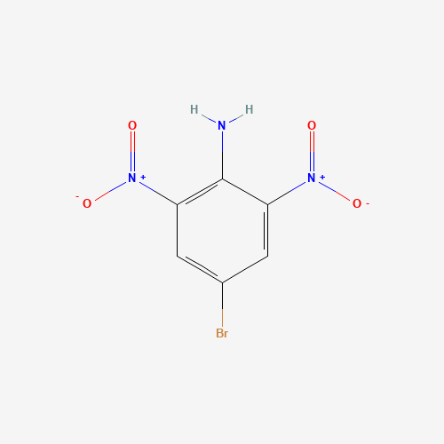 4-bromo-2,6-dinitroaniline (CAS: 62554-90-9) - Chemical Structure and Molecular Formula 